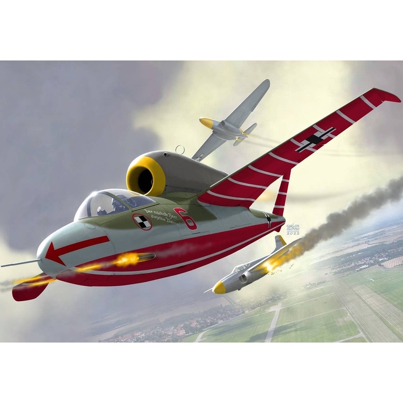 1/72 Heinkel He 162A-9 Salamander JV44