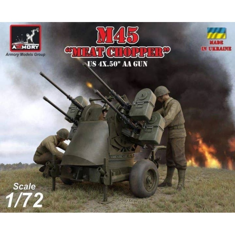 1/72 M45 Meat Chopper US 4x.50 AA Gun