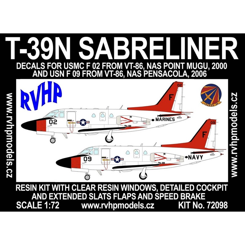 1/72 T-39N Sabreliner (USMC and USN VT-86)