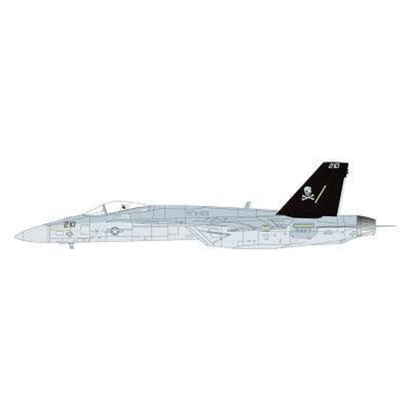 1/72 US Navy Carrier-Based Fighter F/A-18E Super Hornet VFA-103 Jolly Rogers