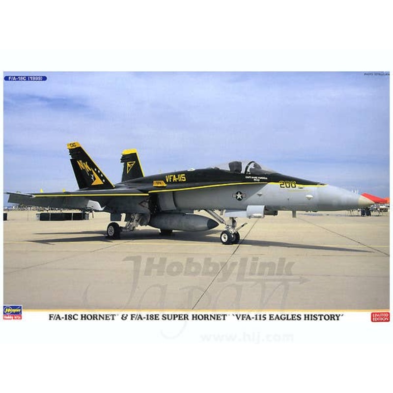 1/72 F/A-18C Hornet & F/A-18E Super Hornet VFA-115 Eagles History (3 Kits)