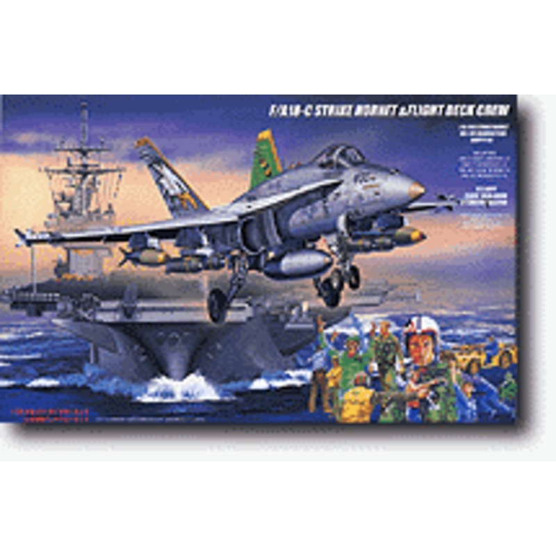 1/72 F/A-18C Hornet & Flight Deck Crew Set
