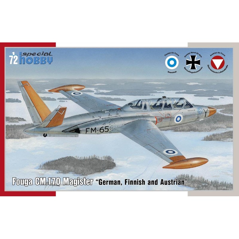 1/72 Fouga CM.170 Magister German, Finnish and Austria