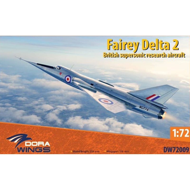 1/72 Fairey Delta 2 (British Supersonic Research Aircraft)