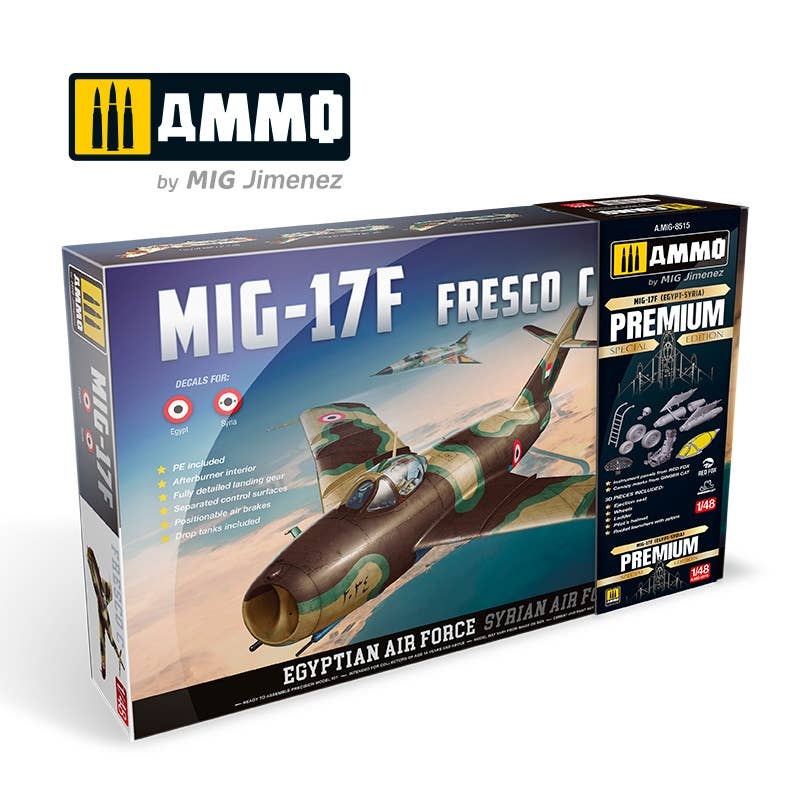 1/48 MiG-17F Fresco C EGYPTIAN AIR FORCE SYRIAN AIR FORCE PREMIUM EDITION