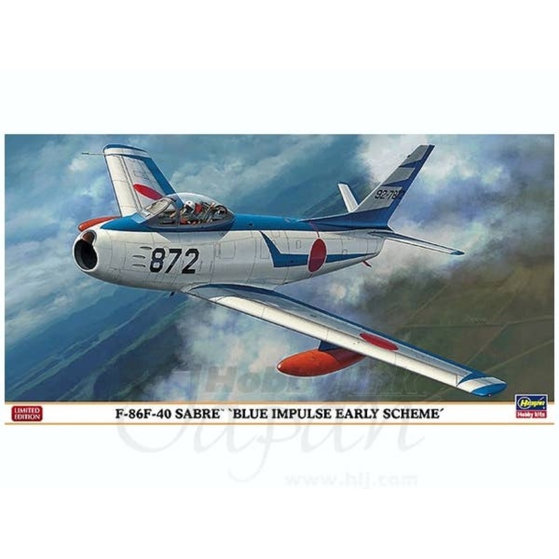 1/48 F-86F-40 Saber Blue Impulse Early Color Scheme
