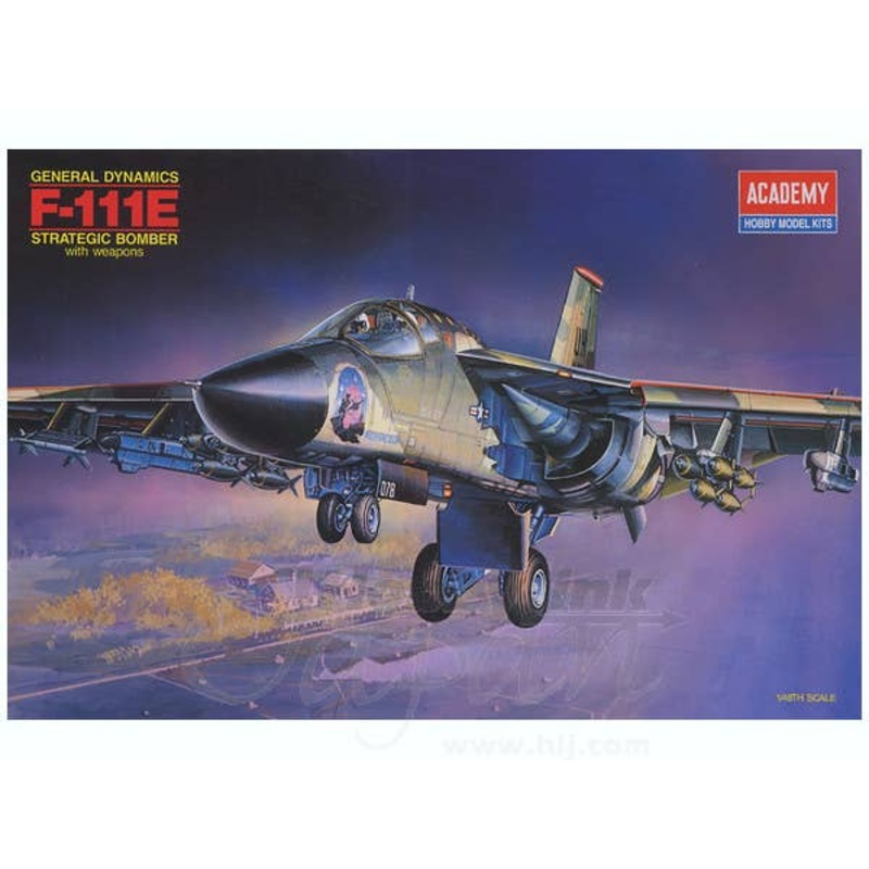 1/48 General Dynamics F-111E Strategic Bomber w/Weapons