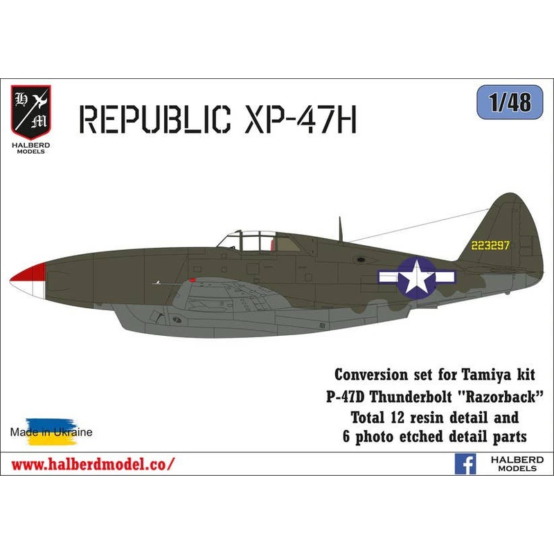 1/48 Republic P-47H conversion for Tamiya