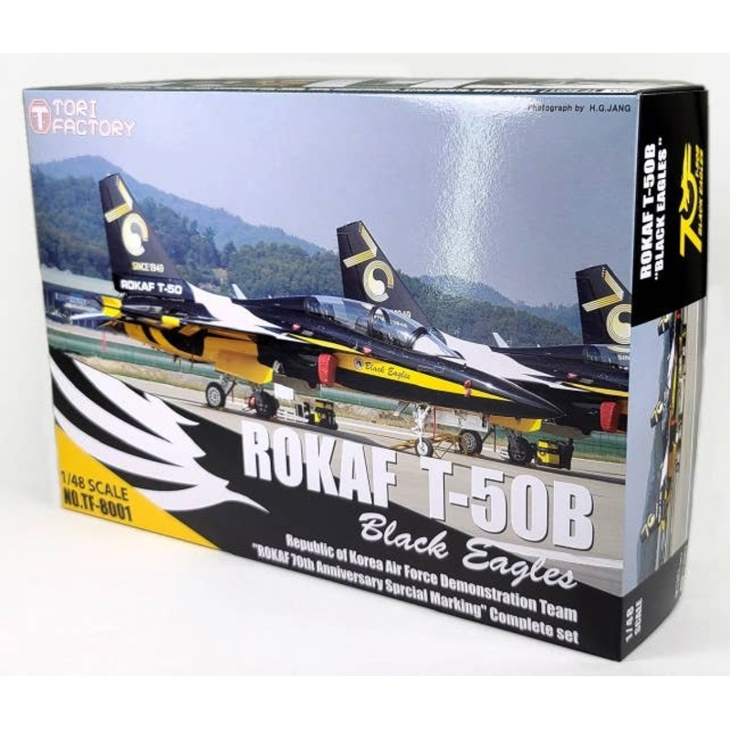 1/48 T-50B Black Eagles ROKAF 70th Anniversary Special Marking Complete Set - Limited