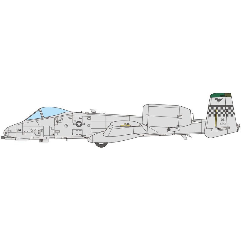 1/48 US Air Force Attack Aircraft A-10C Thunderbolt II Osan Air Base