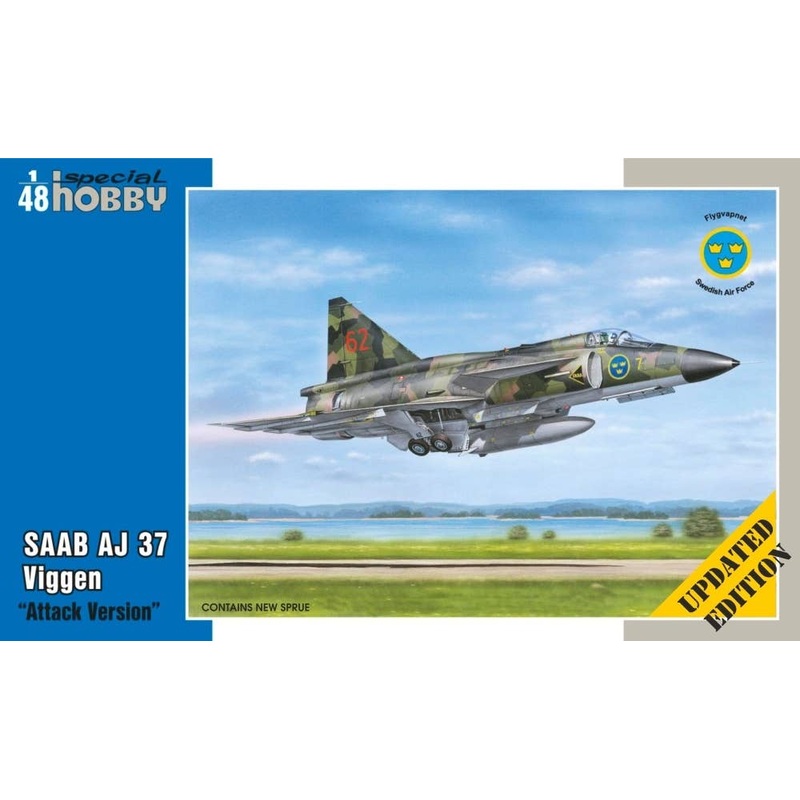 1/48 SAAB AJ 37 Viggen "Attack Version" Update Version