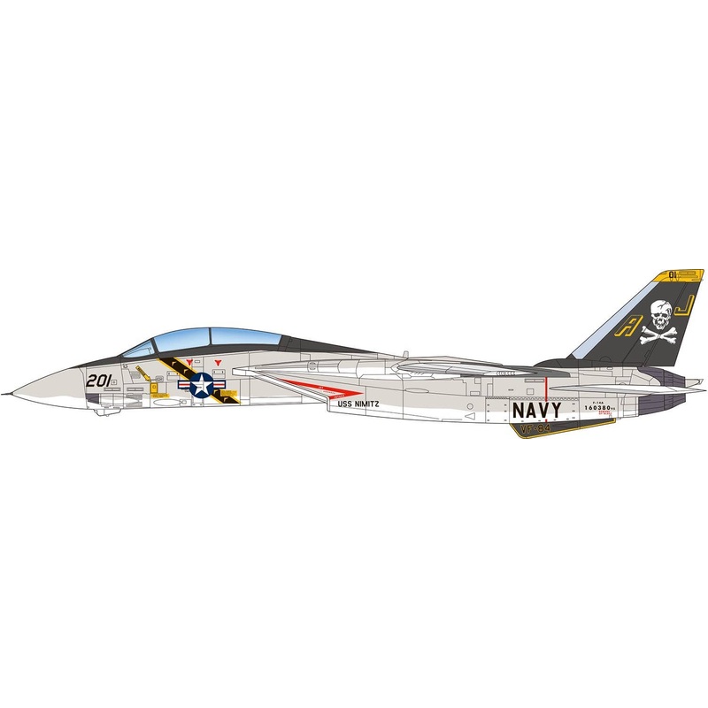 1/48 US Navy F-14A Tomcat Jolly Rogers (70's VF-1, VF-2, VF-84)