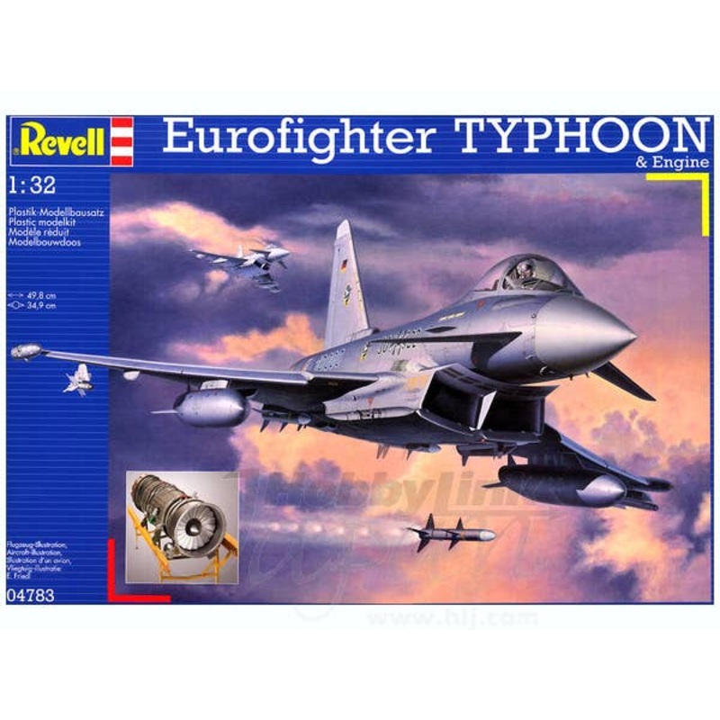 1/32 Eurofighter Typhoon w/Engine