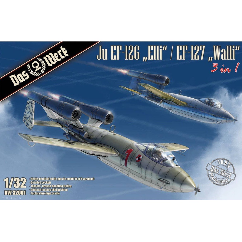 1/32 Junkers Ju EF-126 Elli/EF-127 Walli (3 in 1)
