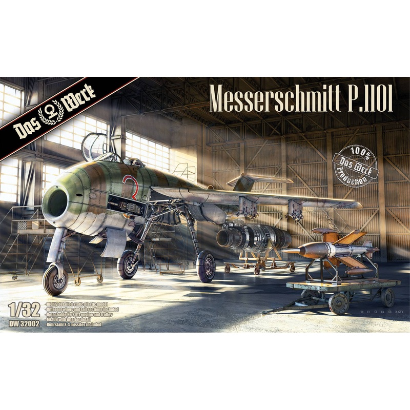 1/32 Messerschmitt P.1101