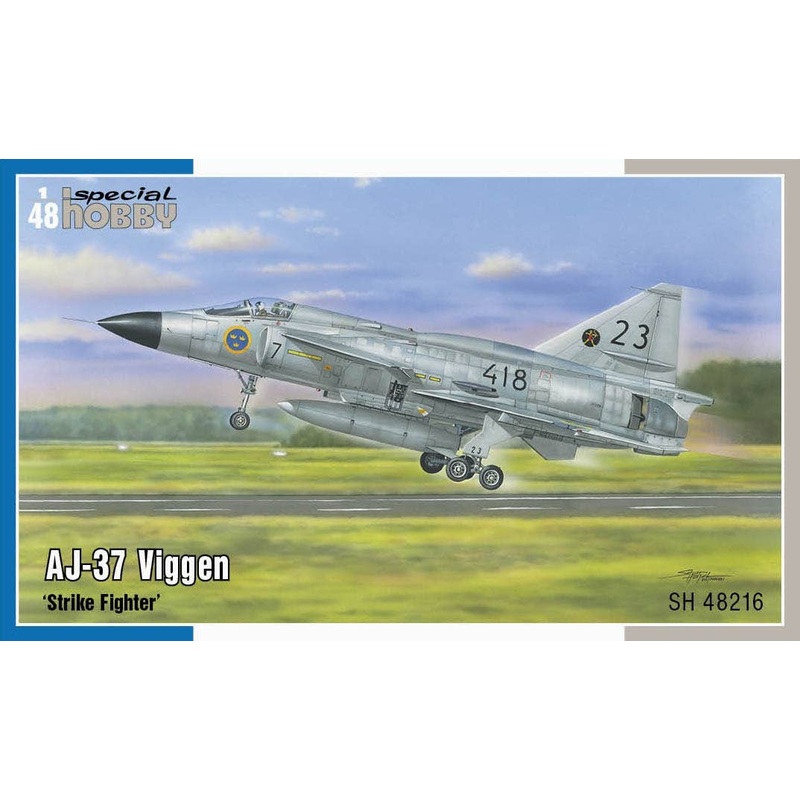 1/48 AJ-37 Viggen Strike Fighter