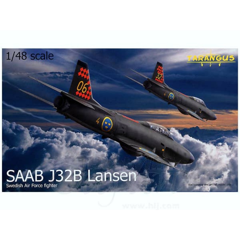 1/48 SAAB J32B Lansen Fighter