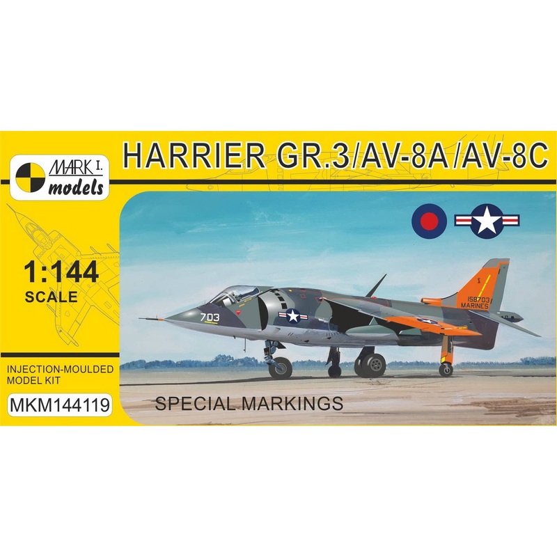 1/144 Harrier GR.3/AV-8A/AV-8C Special Markings