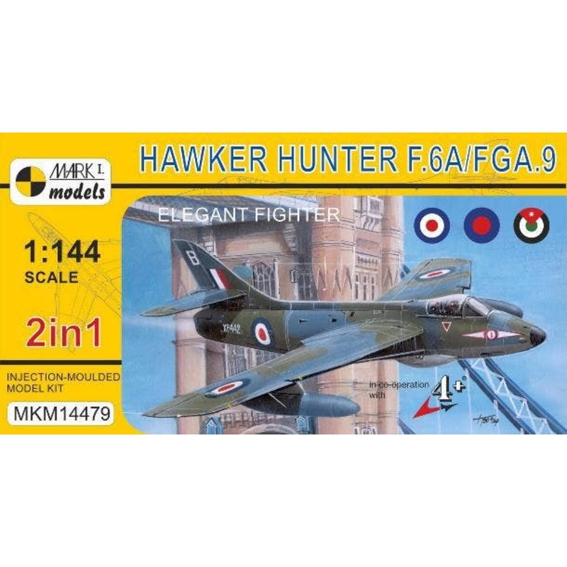 1/144 Hunter F.6A/FGA.9 "Elegant Fighter" (2 in 1)