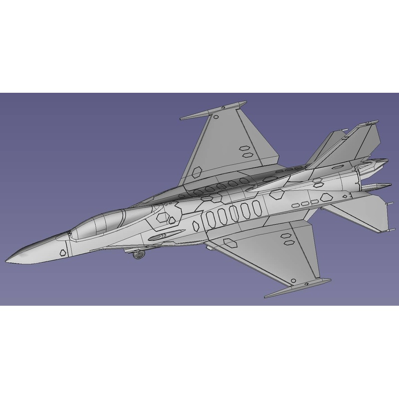 1/144 Mobile Police Patlabor 2 the Movie: U.S. AIR FORCE F-16 Kai Night Falcon
