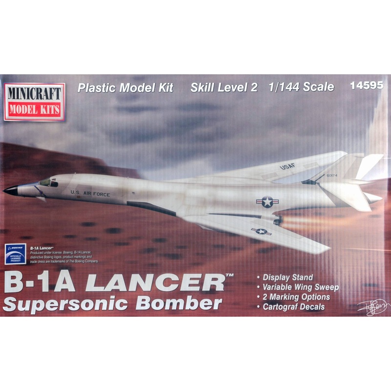 1/144 B-1A Lancer Supersonic Bomber
