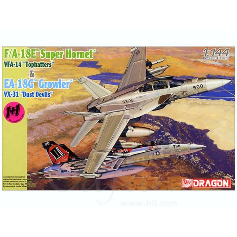 1/144 EA-18G Growler Dust Devils & F/A-18E Super Hornet