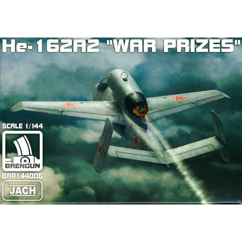 1/144 He-162 A2 (w/ foreign service "War Prizes" markings)