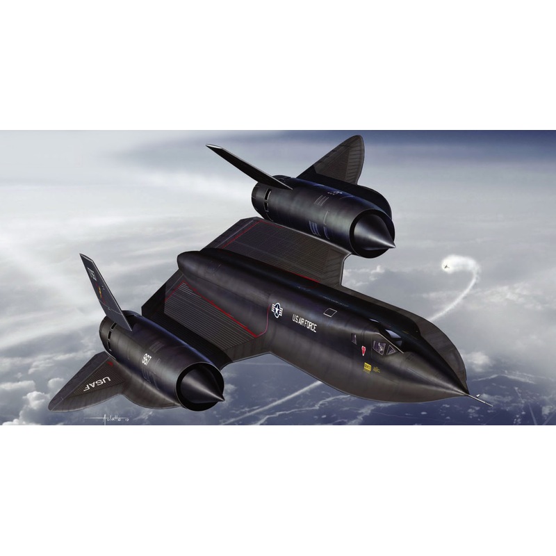 1/144 U.S. Air Force High Altitude Strategic Reconnaissance Aircraft SR-71A Blackbird
