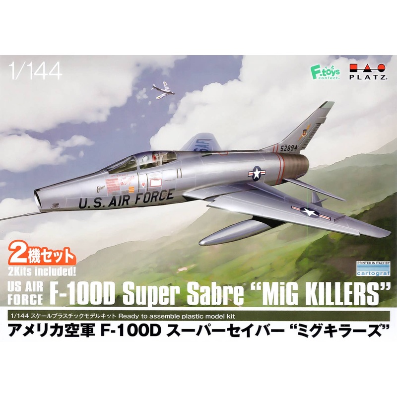 1/144 USA Air Force F 100D Super Saver Mig Killers