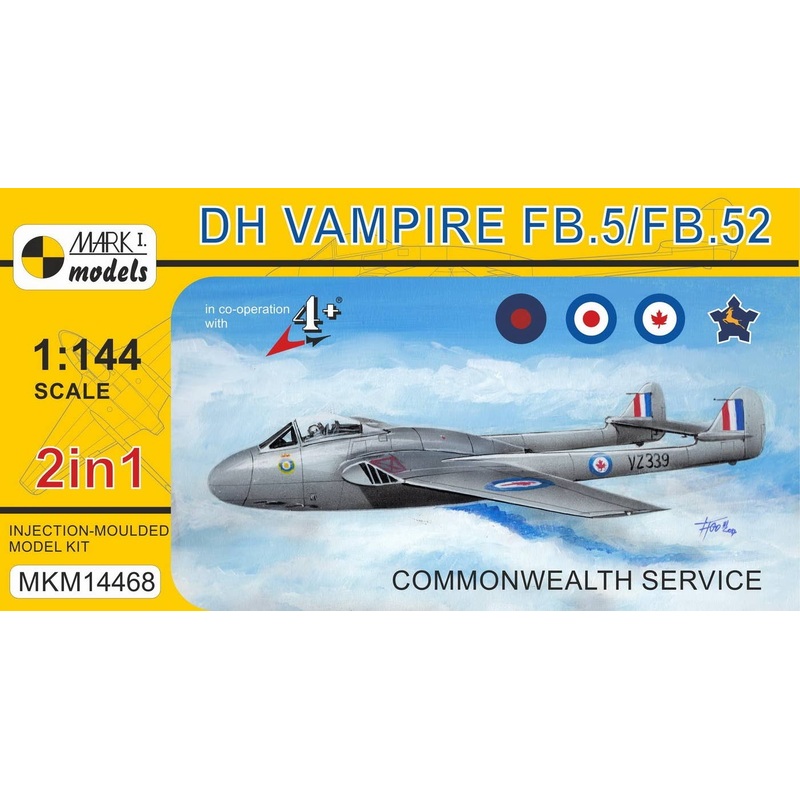 1/144 DH Vampire FB.5 Commonwealth Service (2in1)