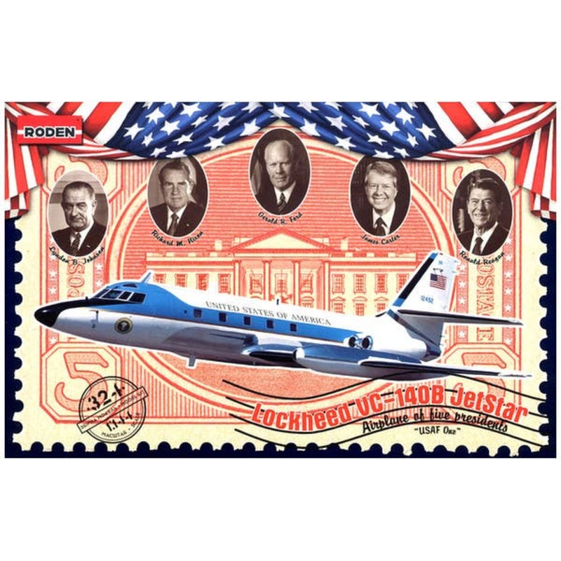 1/144 U.S. Lockheed VC-140B Jet Star Presidential Airplane - Air Force One