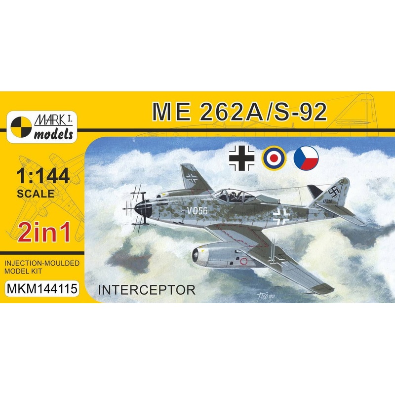 1/144 Me 262A/S-92 Interceptor (2 in 1)