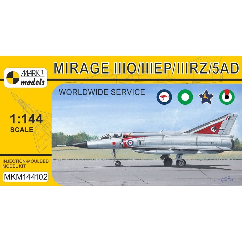 1/144 Mirage IIIO/EP/RZ/5AD Worldwide Service (RAAF, PAF, SAAF, UAEAF)