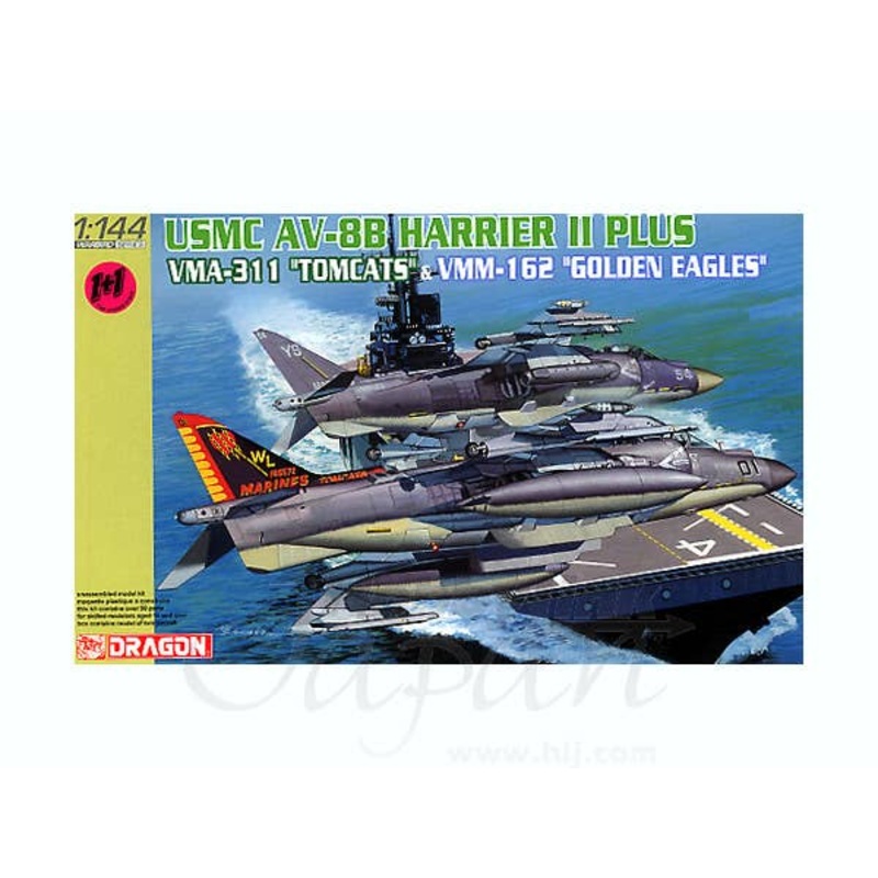 1/144 USMC AV-8B Harrier II Plus VMA-311 Tomcat & VMM-16