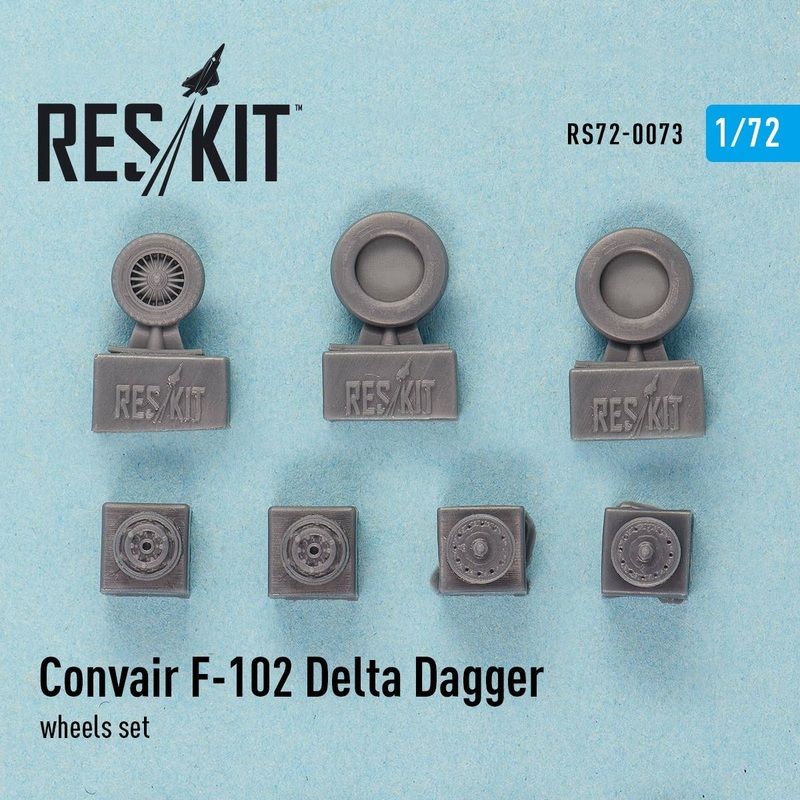 1/72 F-102 Delta Dagger Wheel Set (for Revell)