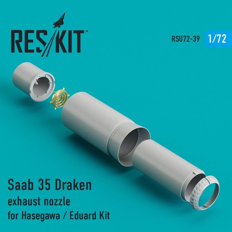 1/72 Saab 35 Draken Exhaust Nozzle (for Hasegawa)