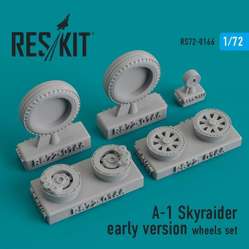 1/72 A-1 Skyraider Early Version Wheels Set