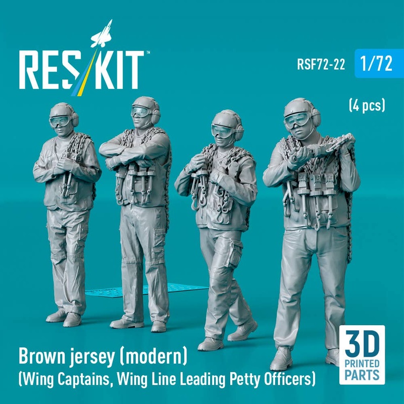 1/72 Brown jersey (modern) (Wing Captains, Wing Line Leading Petty Officers) (4 pcs)
