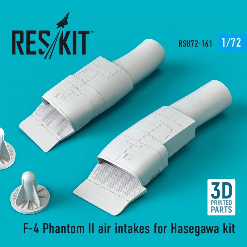 1/72 F-4 "Phantom II" air intakes for Hasegawa kit (3D printing)