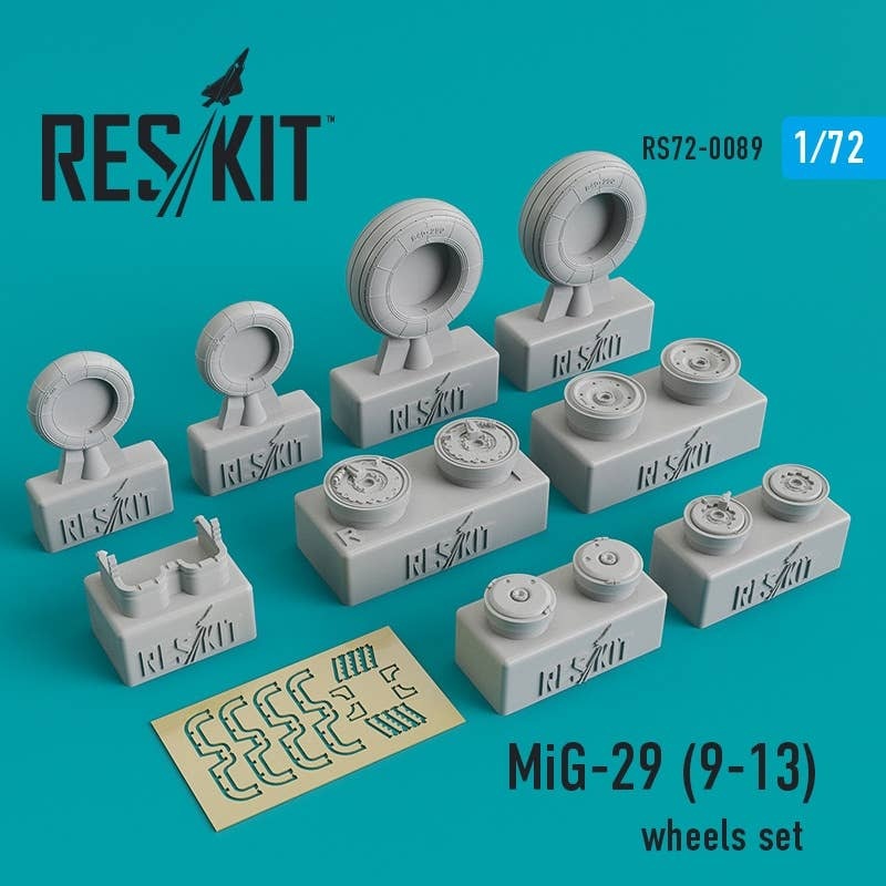 1/72 MiG-29 (9-13) Wheels Set