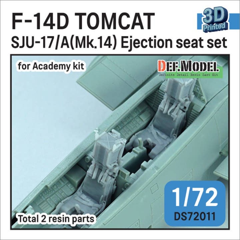 1/72 F-14D Tomcat SJU-17/A (Mk.14) Ejection seat set/twin (for Academy)