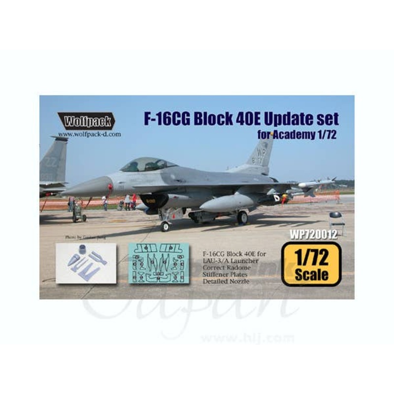 1/72 F-16CG Block 40E Update Set (for Academy)