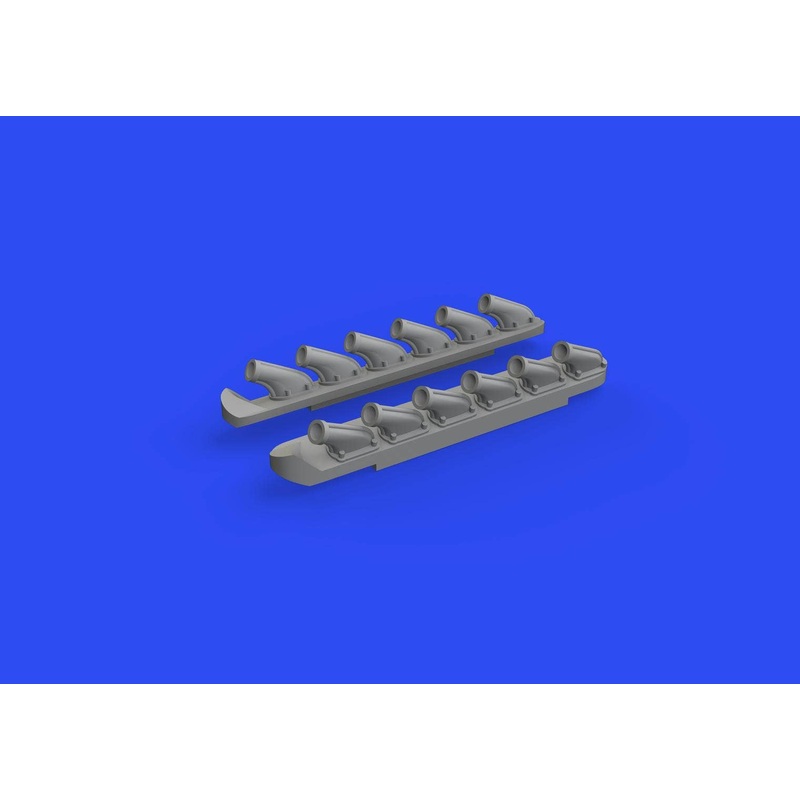 1/72 P-51B/C exhaust stacks (for Arma Hobby)