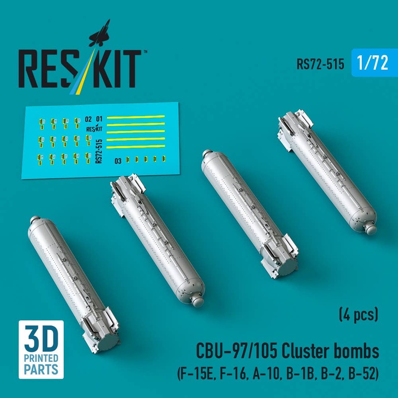 1/72 CBU-97/105 cluster bombs