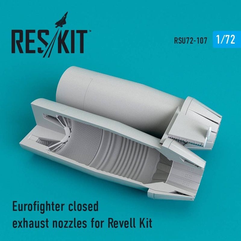 1/72 Eurofighter Closed Exhaust Nozzles for Revell Kit