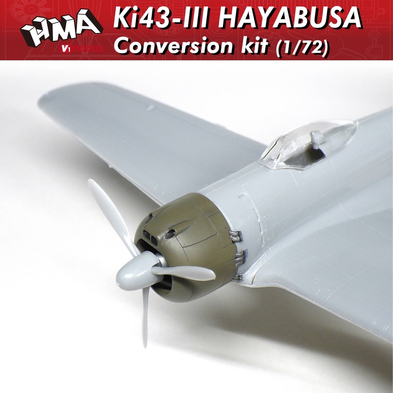 1/72 Ki43-III Hayabusa Conversion kit