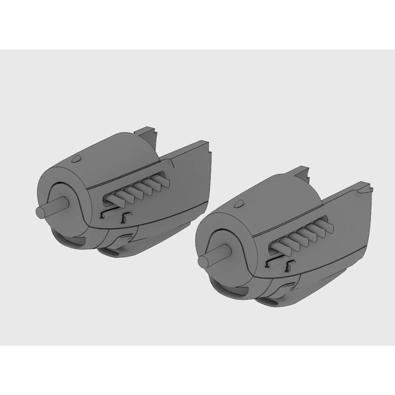 1/72 Mosquito Two-Stage Supercharger Merlin Engine Nacelles Set for Tamiya Kit
