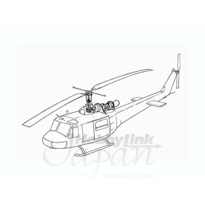 1/72 UH-1B exterior set for Italeri