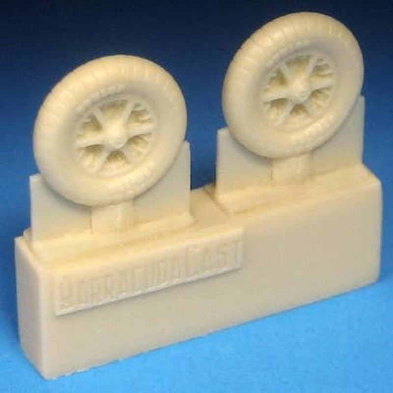 1/72 Bf 109E/F Mainwheels With Ribbed Tires