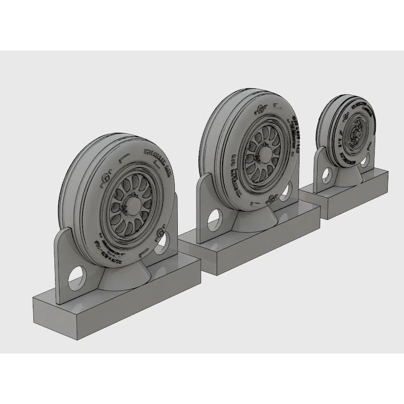 1/72 F-16 C/D Block 40 and Later Wheel Set
